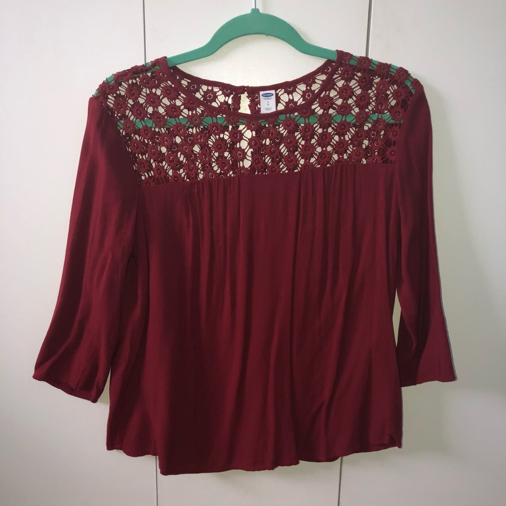 Old Navy Red Blouse